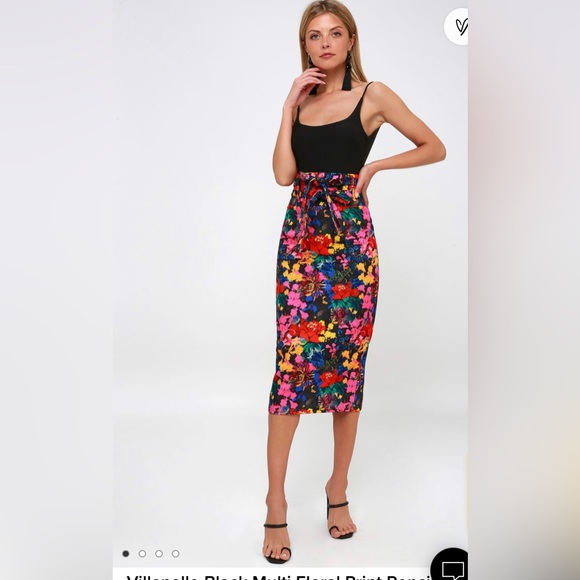 Midi Floral Skirt - Picture 4 of 5